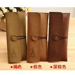 文具中的浪漫與實(shí)用之選 鐵塔絨皮長款筆袋解析